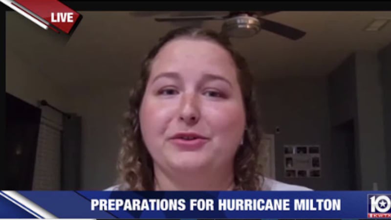 KWTX Morning Anchor Clayton Anderson spoke with his family in Florida as they prepare for...
