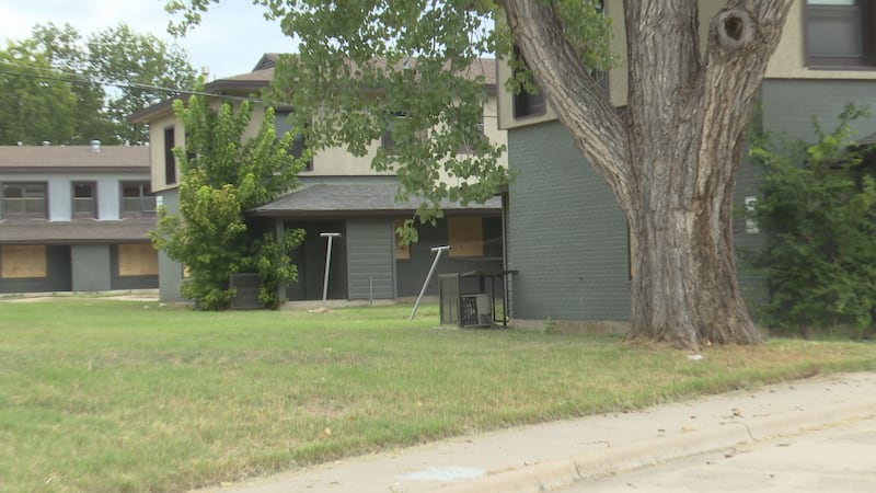 Vacant Moss Rose apartments