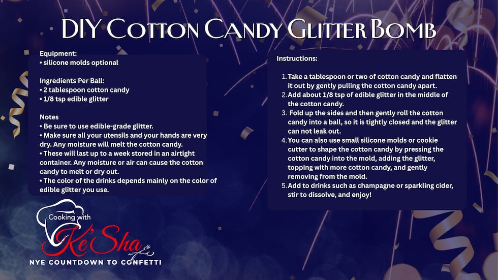 Cooking with Ke'Sha recipes