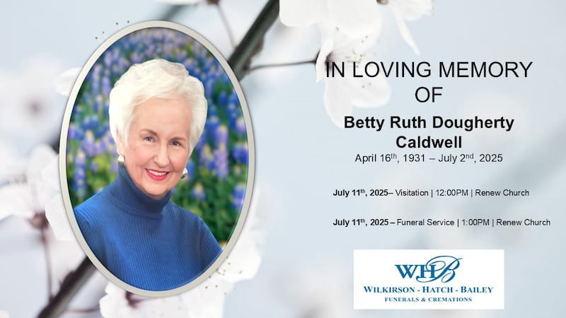 KWTX - Betty Ruth Dougherty Caldwell - Wilkirson-Hatch-Bailey