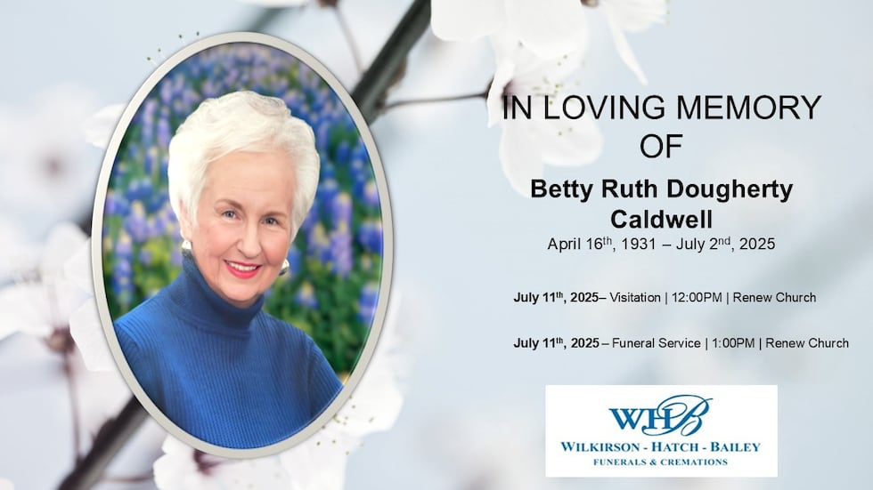 KWTX - Betty Ruth Dougherty Caldwell - Wilkirson-Hatch-Bailey