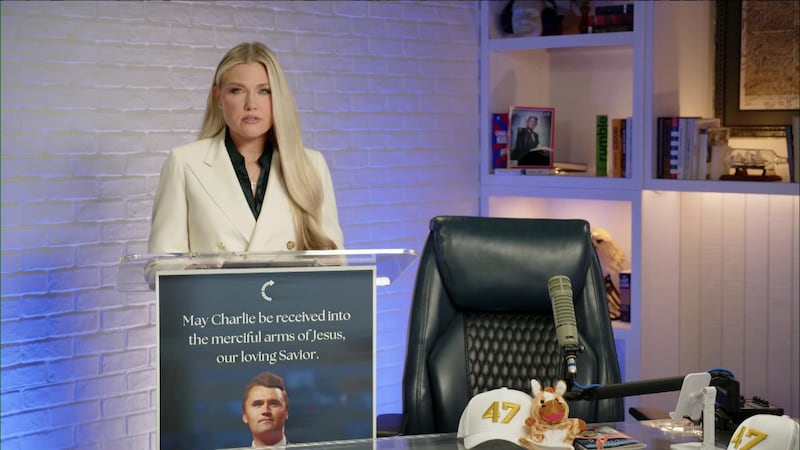 Erika Kirk gave a public address on Friday night.