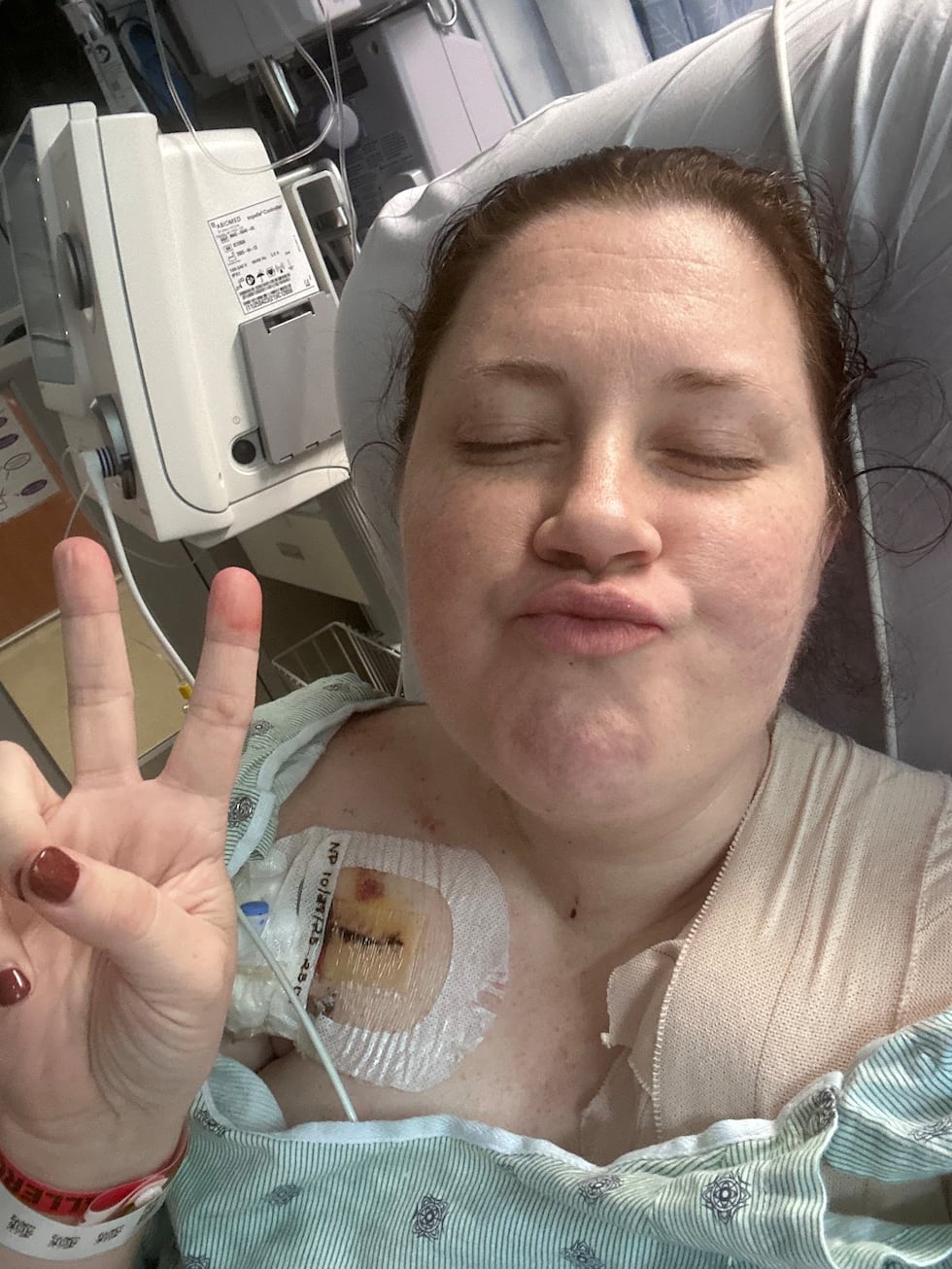 Katie Russell, 32, of Waco, has no idea how long she’ll be waiting at Baylor Scott and White...