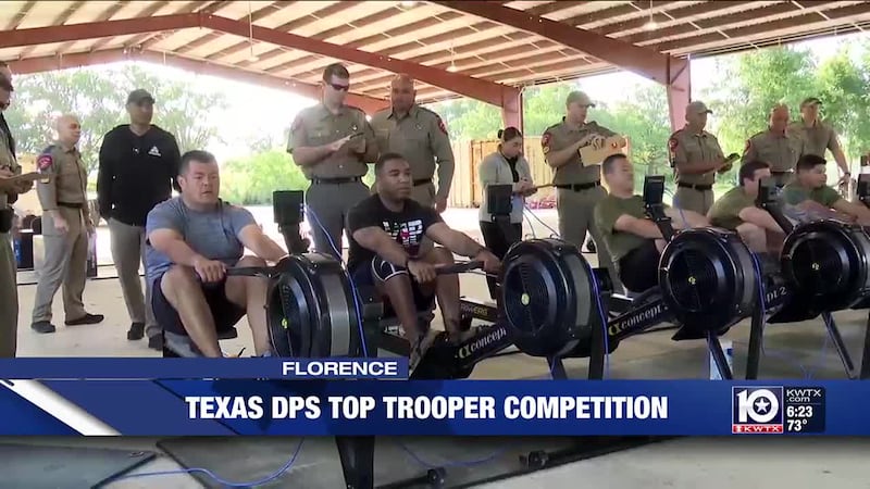 Texas DPS trooper competition in Florence
