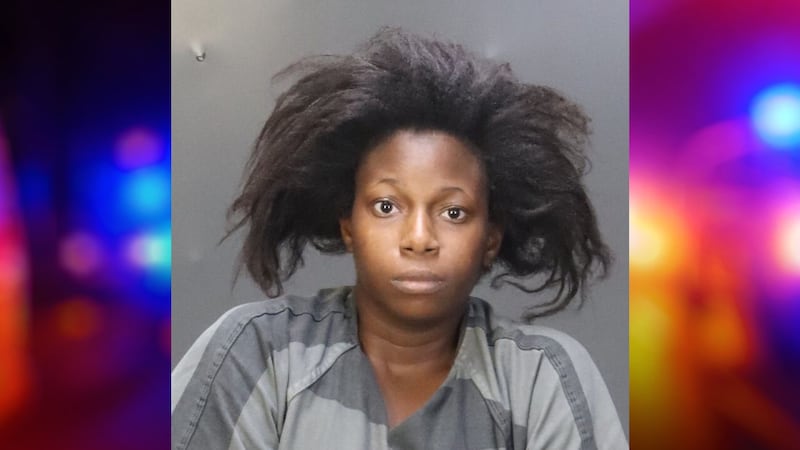 Rakera Williams, 24, is charged with abandoning or endangering a child, a state jail felony.