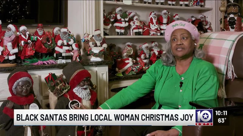 Central Texas woman's Black Santa Collection