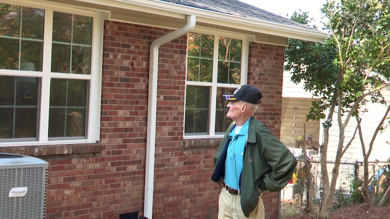 Stanley Wilmot received a new home after his previous one was destroyed by Hurricane Helene.