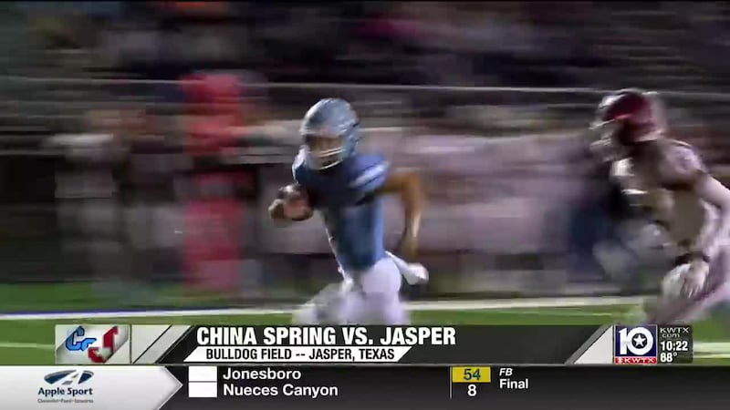 China Spring ends fourth-ranked Jasper's season