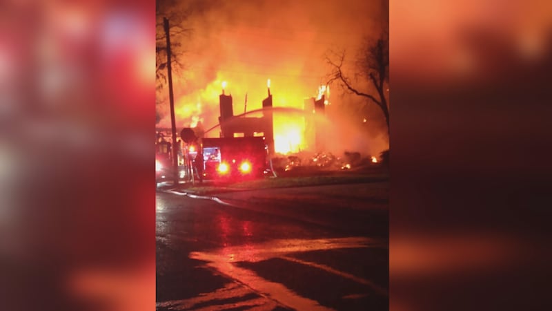 Two story house fire in Marlin early Saturday morning
