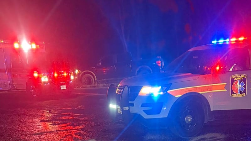 First responders at the scene of a wreck involving three vehicles at the intersection of FM-93...