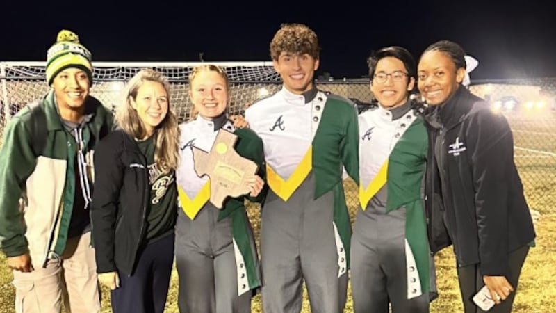 Academy High School's marching band is getting ready to compete in the state competition for...