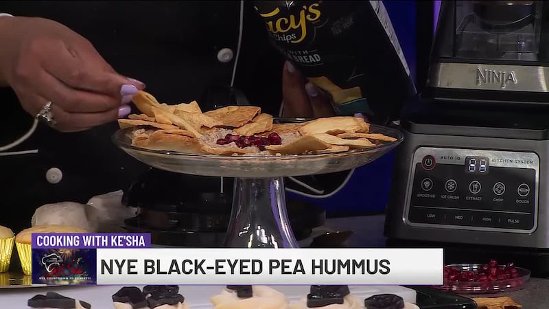 NYE Countdown to Confetti: Black-eyed Pea Hummus