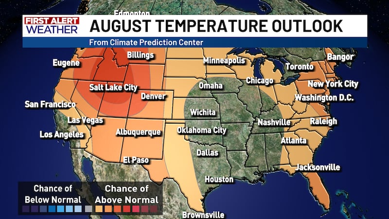 Central Texas has equal chances of above and/or below normal temperatures heading into the...