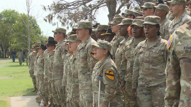 1st Cavalry Division soldiers celbrate Cav Week at Fort Hood